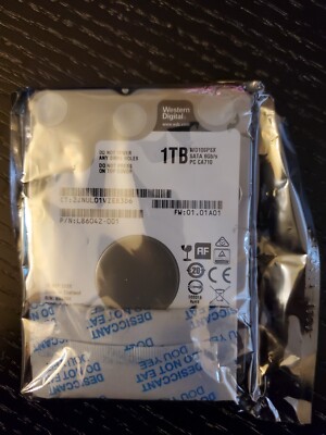 Western Digital WD Black 1TB 2.5'' SATA III 7200RPM 2.5 HDD (WD10SPSX)