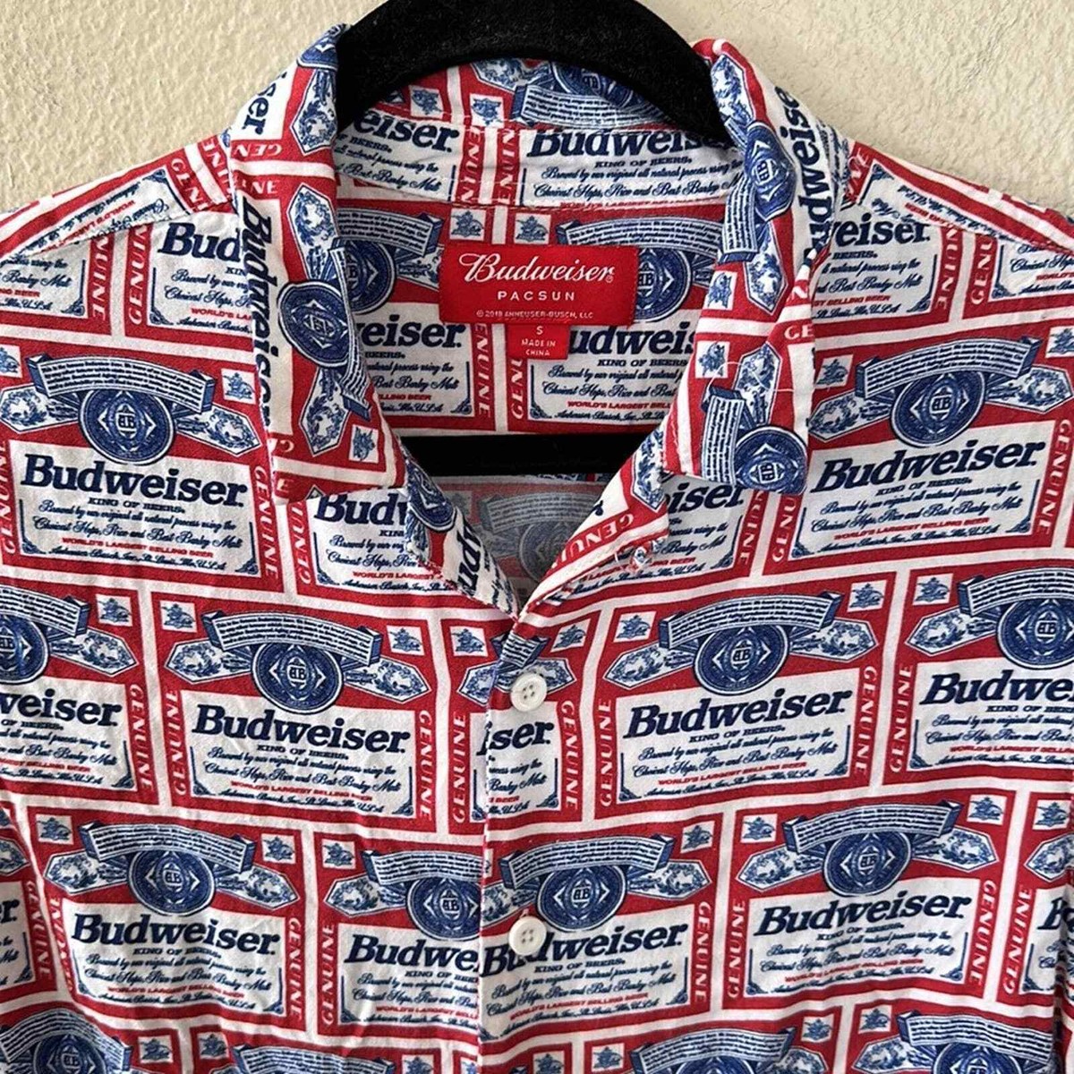 budweiser button up