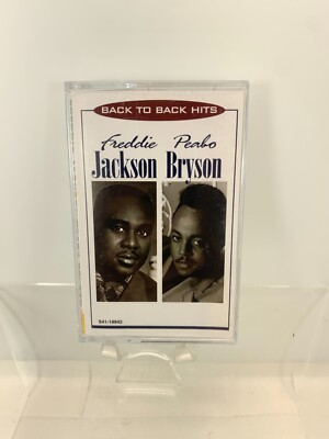 FREDDIE JACKSON PEABO BRYSON Back to Back Hits Music Cassette Tape 1996