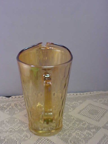 Jeannette Krug Ringelblume Hex Optik geriffelter Rand Vase Vintage guter Zustand F1 - Bild 7 von 11
