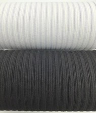 10 YARDS  1/4  INCH 6MM BLACK OR WHITE ELASTIC  FLAT BAND  BUY 3 GET 1 FREE 