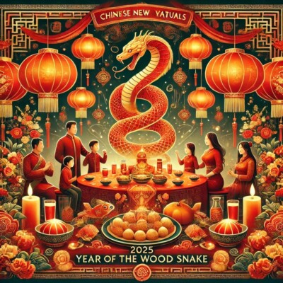 2025 Chinese New Year - Year of the Wood Snake - 4x6 Glossy Printed Photo