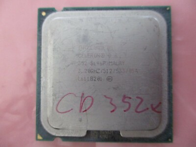 Intel Celeron D 352 3,20 GHz Sockel 775 SL96P SN L611B231 Prozessor CPU
