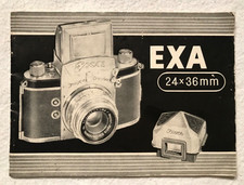 Fotoapparat EXA 24x36 mm, Ihagee Dresden, Gebrauchsanweisung, DDR 1960