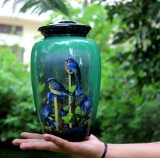 Handcrafted Keepsake Large Adult Cremation Urns Human Ashes Burial Humming Bird