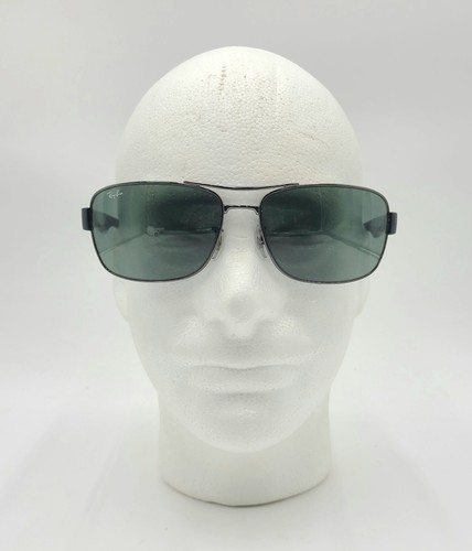 Ray-Ban Sunglasses 3522 004/71 61MM GUNMETAL Frame With Green Lenses - Picture 5 of 9