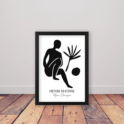Henri Matisse Black Framed Modern Fauvist Art Print Wall Art Home Decor - Image 1 of 4