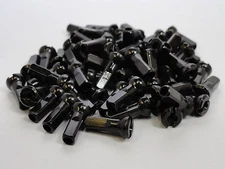 72 14G Black Brass Bicycle spoke nipples