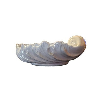 Lenox 9 Inch Acanthus Leaf / Shell Candy / Nut Dish / Bowl 1940's