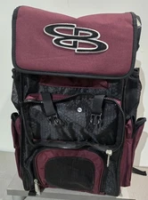 Boombah Superpack Maroon Black *missing Front Flap *