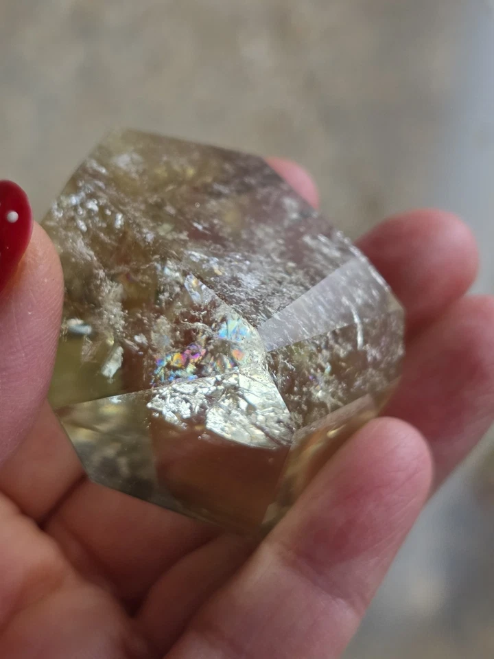 Rainbow Filled Citrine Crystal Freeform Natural Gemstone Beautiful Display Piece - Image 2 of 4