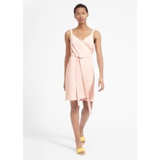 Everlane The Japanese GoWeave Tank Mini Wrap Dress Size 00 NEW Romantic Girly