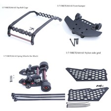 Nylon Side Guard/Front Bumper/Wheelie Bar/Top Roll Cage Fr Arrma 1/7 FIRETEA 6S