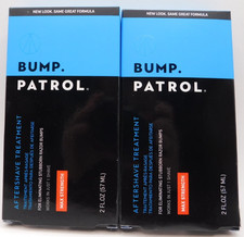 2PK Bump Patrol Aftershave Treatment 2Fl Oz EACH No Exp New Unused