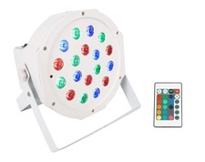 Rockville BATTERY PAR 50 RGB LED Wash Light 18W DMX Wireless Rechargeable 10hr