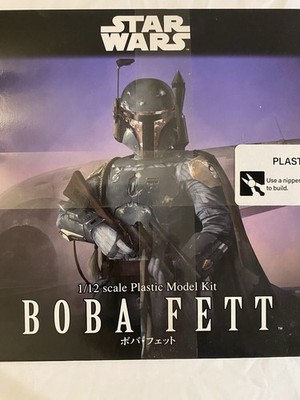 Bandai Star Wars 1/12 Boba Fett Plastic Model Kit   NEW/Sealed Snap-Fit