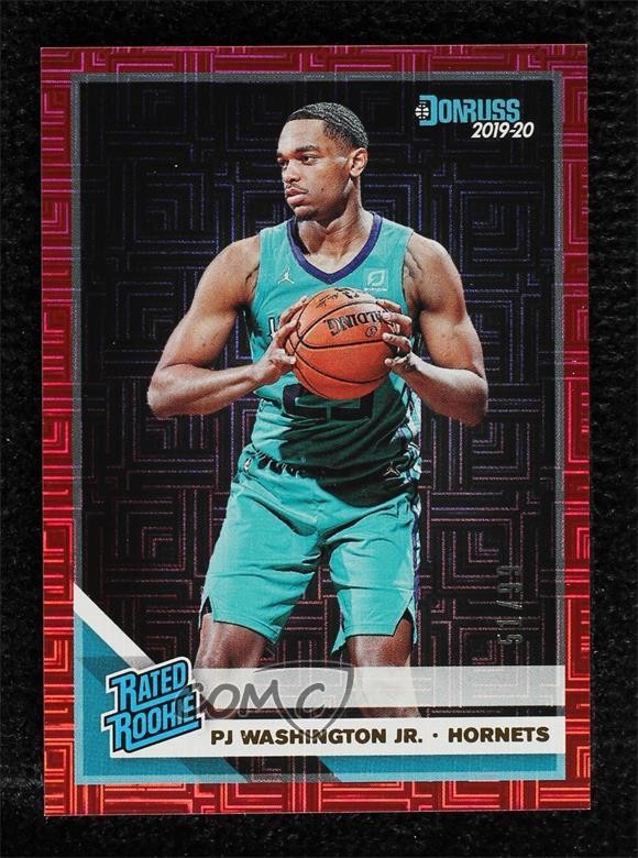 2019 Panini Donruss Rated Red Infinite 51/99 PJ Washington Jr #211 Rookie RC g9t