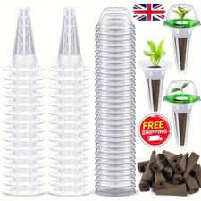 121x Hydroponic Garden Seed Pods Grow Anything Kit with Accessories Sponge Dome 0.10 per sponge