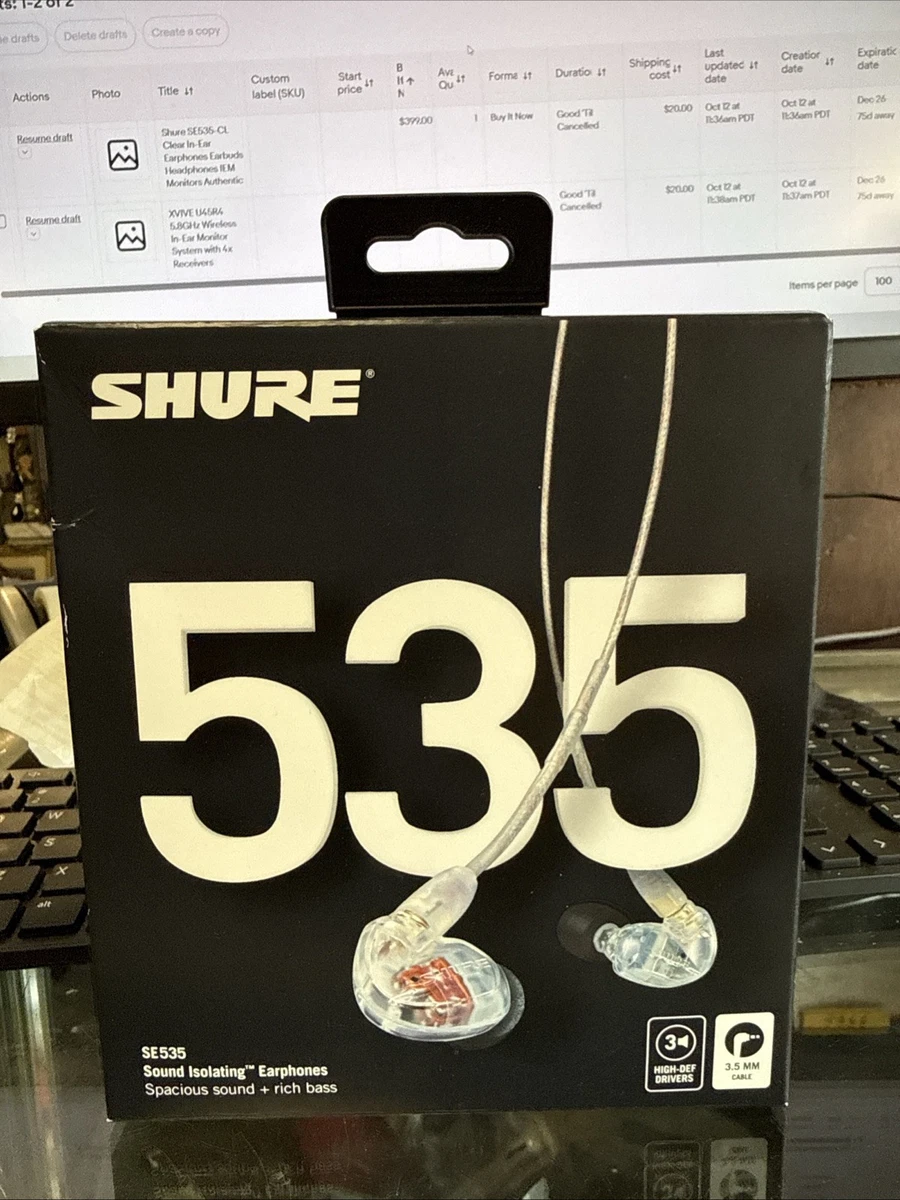 Shure SE535 Headphones for sale - eBay