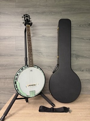 Fender Rustler 6-String Resonator Banjo Banjitar w/ K&K Twin Pickup, Case #3063
