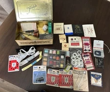 Vintage "grandma's" Sewing Tin/box 