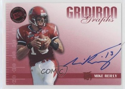 2009 Press Pass SE Gridiron Graphs Red 116/150 Mike Reilly #GG-MR Auto 6p0