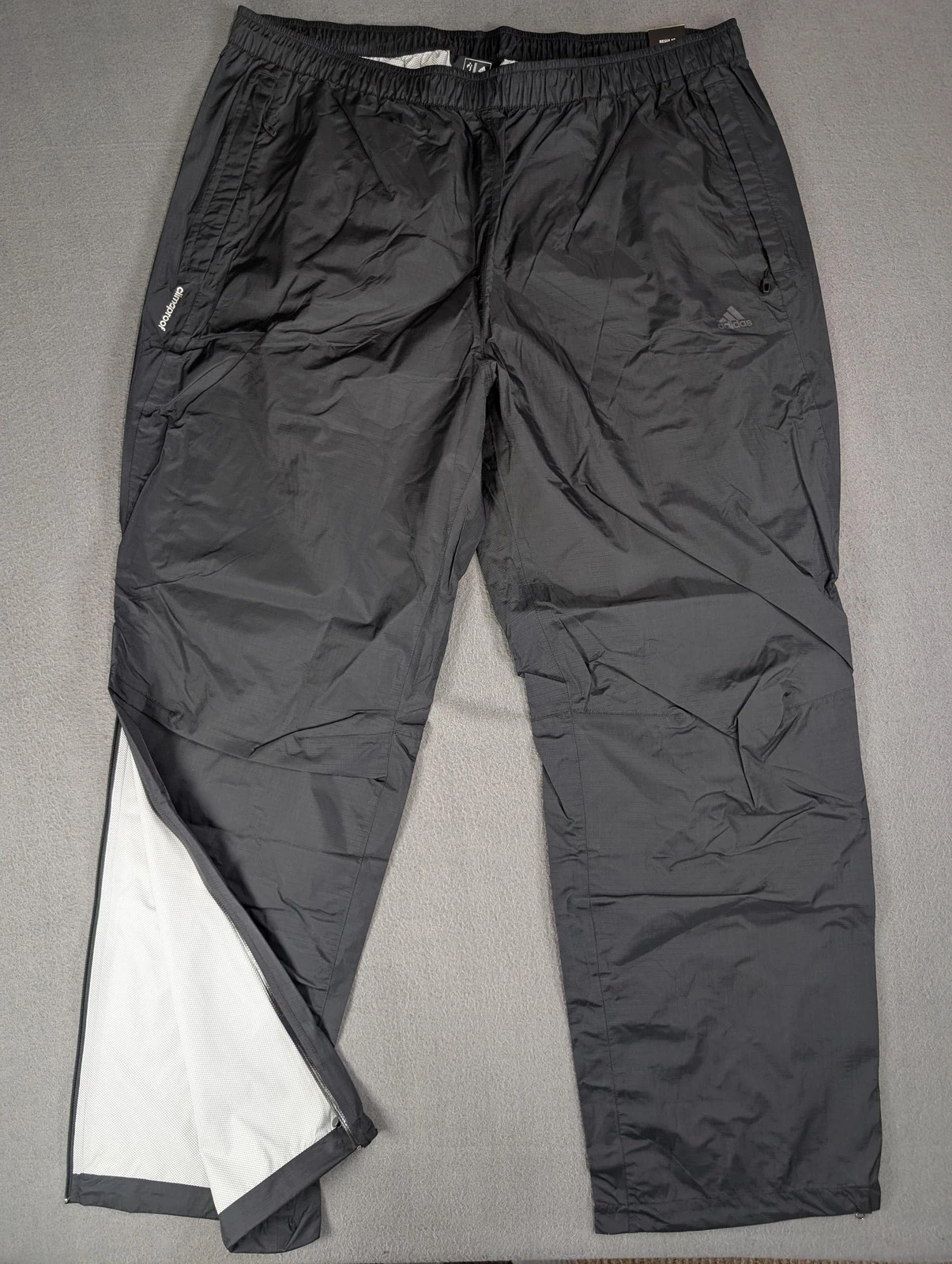 Adidas ClimaProof Pants Mens 2XL Black Wandertag 2.5 Layer Storm Rain A98656