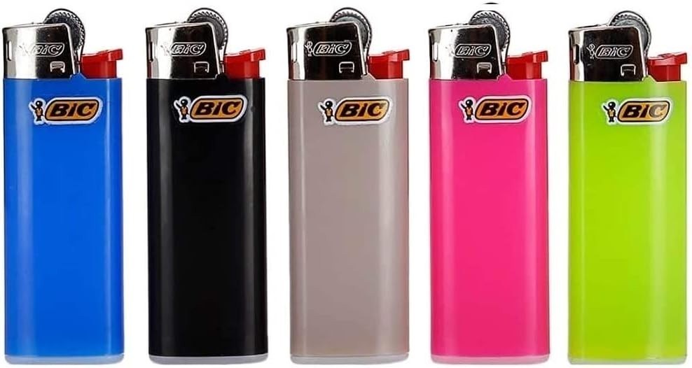 5 x BIC Mini Lighters Multi Coloured Brand New Lighter CIGARETTE Authentic