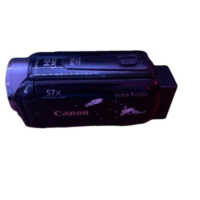 Canon VIXIA HF R500 HD Camcorder 57x Optical Zoom LCD Screen w/ Battery &Charger