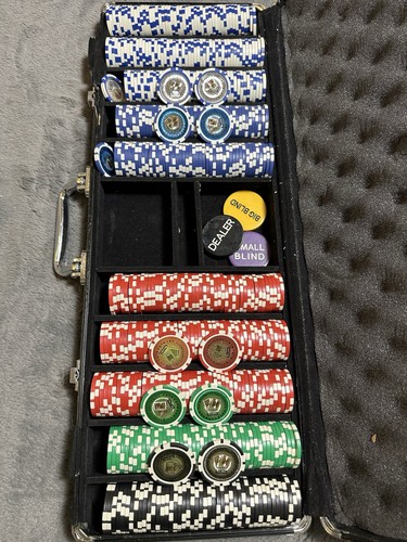 Tournament Pro Series Poker Chip Set with Case