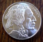1 troy oz 999 silver buffalo Indian round New Mason Mint free insured ship