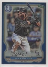 2020 Gypsy Queen Box Topper Chrome Indigo Refractor 128/150 Charlie Blackmon k4s