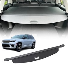 Retractable Trunk Cargo Cover for 2022-2025 2026 Jeep Grand Cherokee 2 Row; ...
