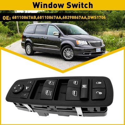 Front Driver Power Window Switch 3500 4500 Master for Ram 1500 2500 2012-2015