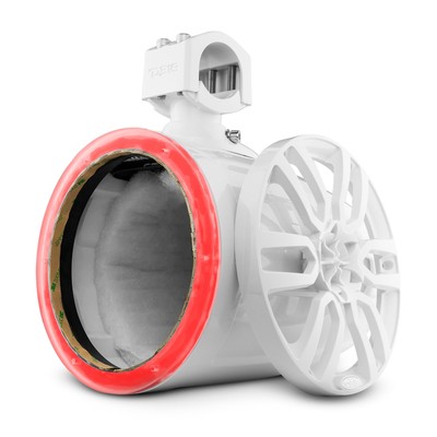 DS18 NXL-X8TP/WH.NS 8'' Marine Tower with Integrated RGB LED Lights - No Speaker