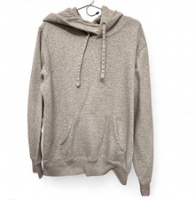 GOODFELLOW  CO GRAY PULLOVER HOODIE SWEATSHIRT, SIZE L, CHEST 46", LENGTH 28"