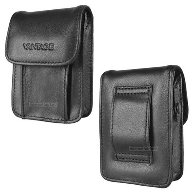 Gürteltasche Kameratasche passend für Canon IXUS 80 IS 85 IS 90 IS - Leder Etui
