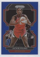 2022 Panini Prizm WNBA Blue Prizm 31/149 Jackie Young #7 8az