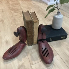 Vintage Art Deco Wooden Shoes Form Keepers Shoes Forms