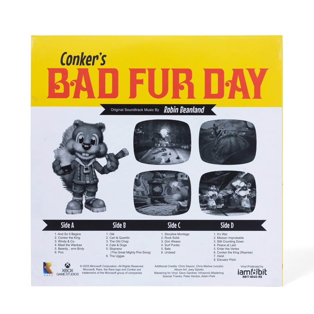 Conker's Bad Fur Day 2xLP Vinyl Soundtack | eBay