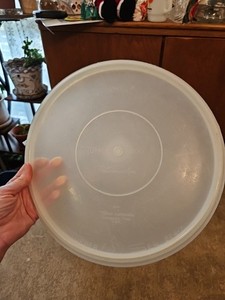 Vintage Tupperware 1954 Millionaire Line 12”Replacement Sheer Lid Seal