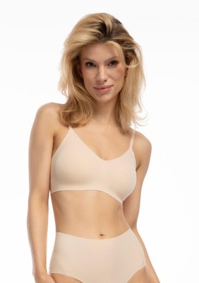 5905172675887 Biustonosz miękki bezszwowy beżowy Infinity Soft Bra Julimex BIUST