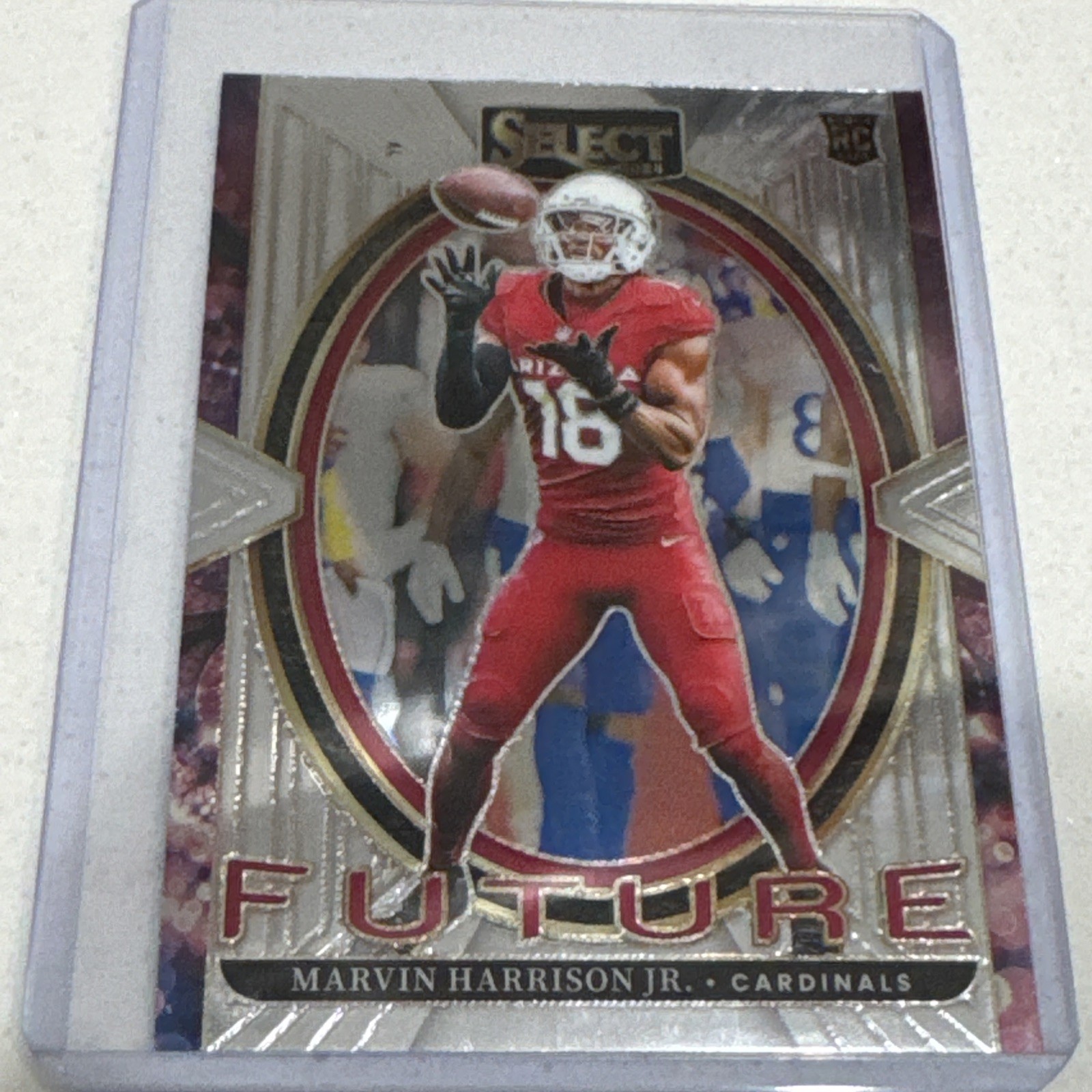 2024 Panini Select - Select Future Marvin Harrison Jr. #6 Silver Prizm (RC)