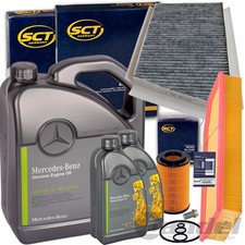 FILTERSET SATZ+ORIGINAL 5W30 &Ouml;L f&uuml;r MERCEDES C KLASSE W203 S203 CLK C209 CL203
