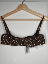Victoria's Secret PINK Brown Polka Dot Bikini Set