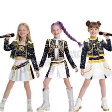 Anime Movie Kids Kpop Demon Hunter Cosplay Rumi Zoey Mira Cosplay Suit Clothes K