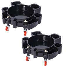 Bucket Dolly 5 Gallon Rolling Bucket Dolly with 5 Rolling Swivel Casters,DJYC