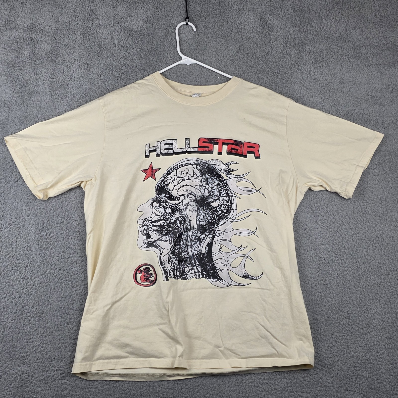 Hellstar Shirt Mens Large White Evolution 1996 Re… - image 1