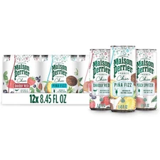 12-Pack, Mocktails, Low Calorie, Chic Variety Pack Flavored Sparkling Beverage