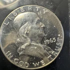 1963  FRANKLIN SILVER HALF DOLLAR ~ PROOF  ~ NICE COIN ~ 90% SILVER